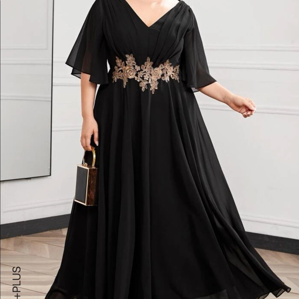 Gorgeous Black Prom Dress Evening Gown NEW